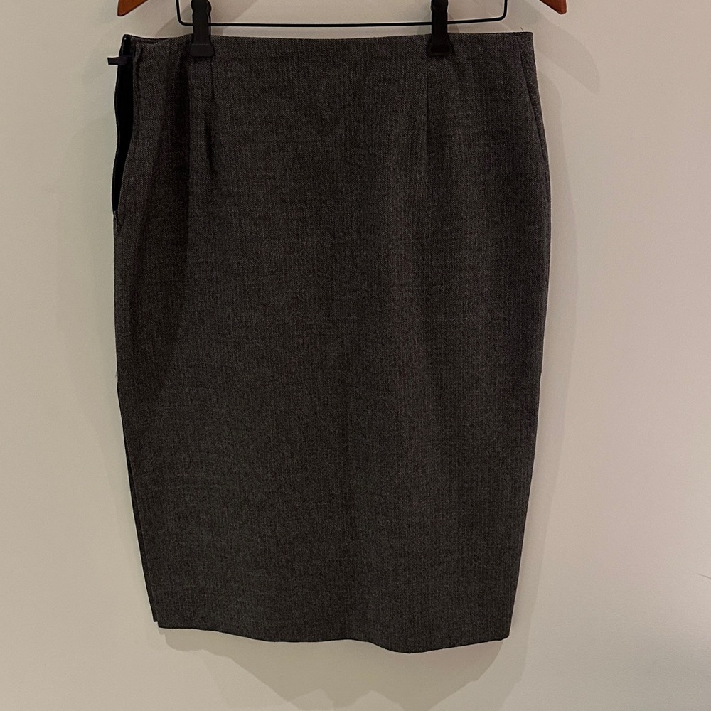 United Colors Of Benetton Charcoal Pencil Skirt